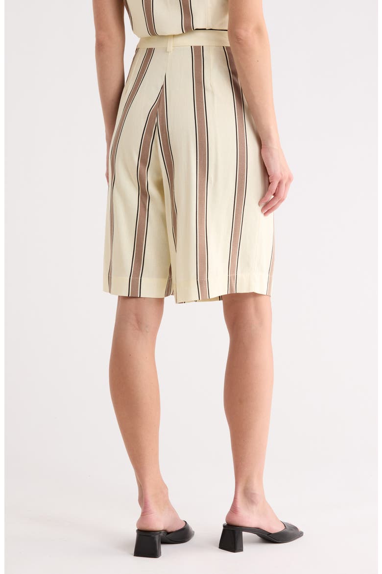 Stripe Bermuda Shorts, Alternate, color, BEIGE PARQUE STRIPES