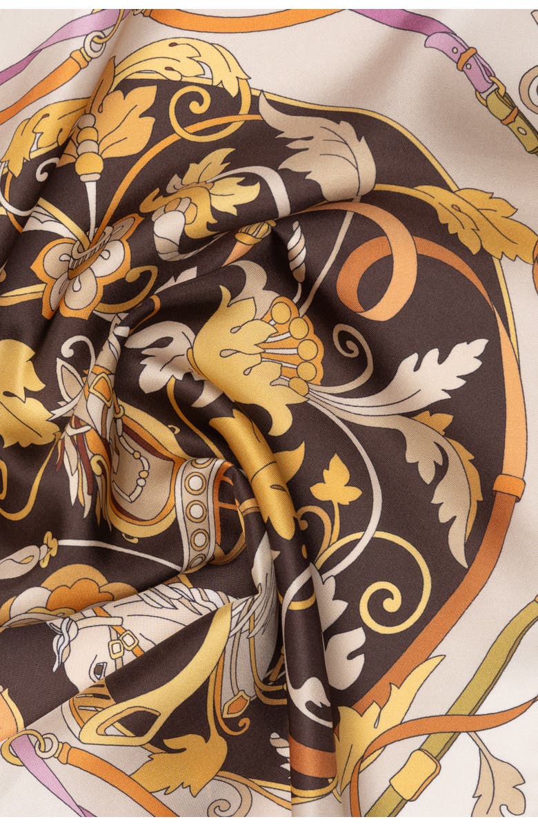 Elizabetta Elena - Silk Bandana, Alternate, color, Autumn Browns