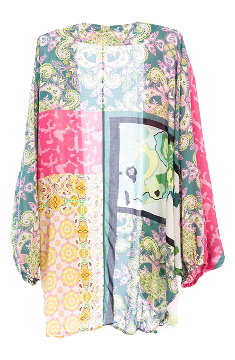 SAACHI Mixed Pattern Jacket, Alternate, color, Pink