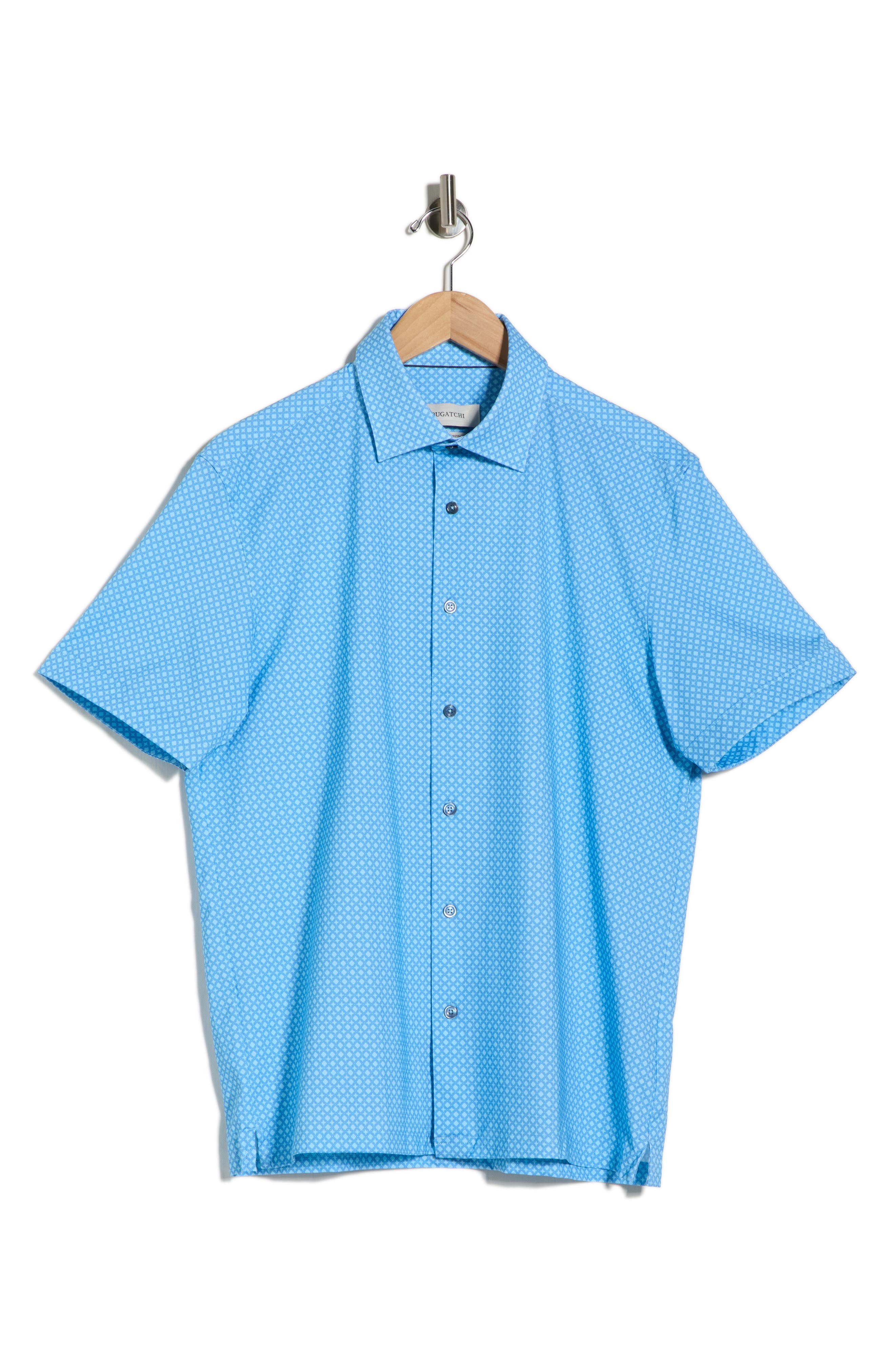 Bugatchi Short Sleeve Woven Shirt
