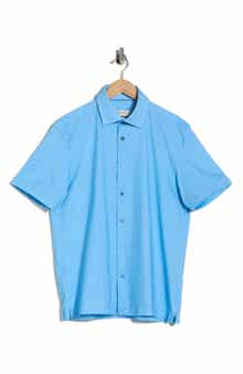 Bugatchi Short Sleeve Woven Shirt