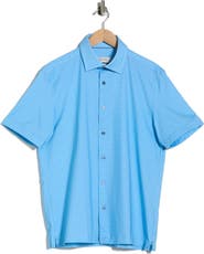 Bugatchi Short Sleeve Woven Shirt