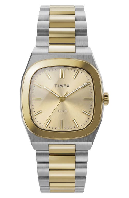Timex® E Line Bracelet Watch, 30mm in Silver at Nordstrom
