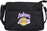 FOCO Women's FOCO Los Angeles Lakers Logo Script Crossbody Handbag