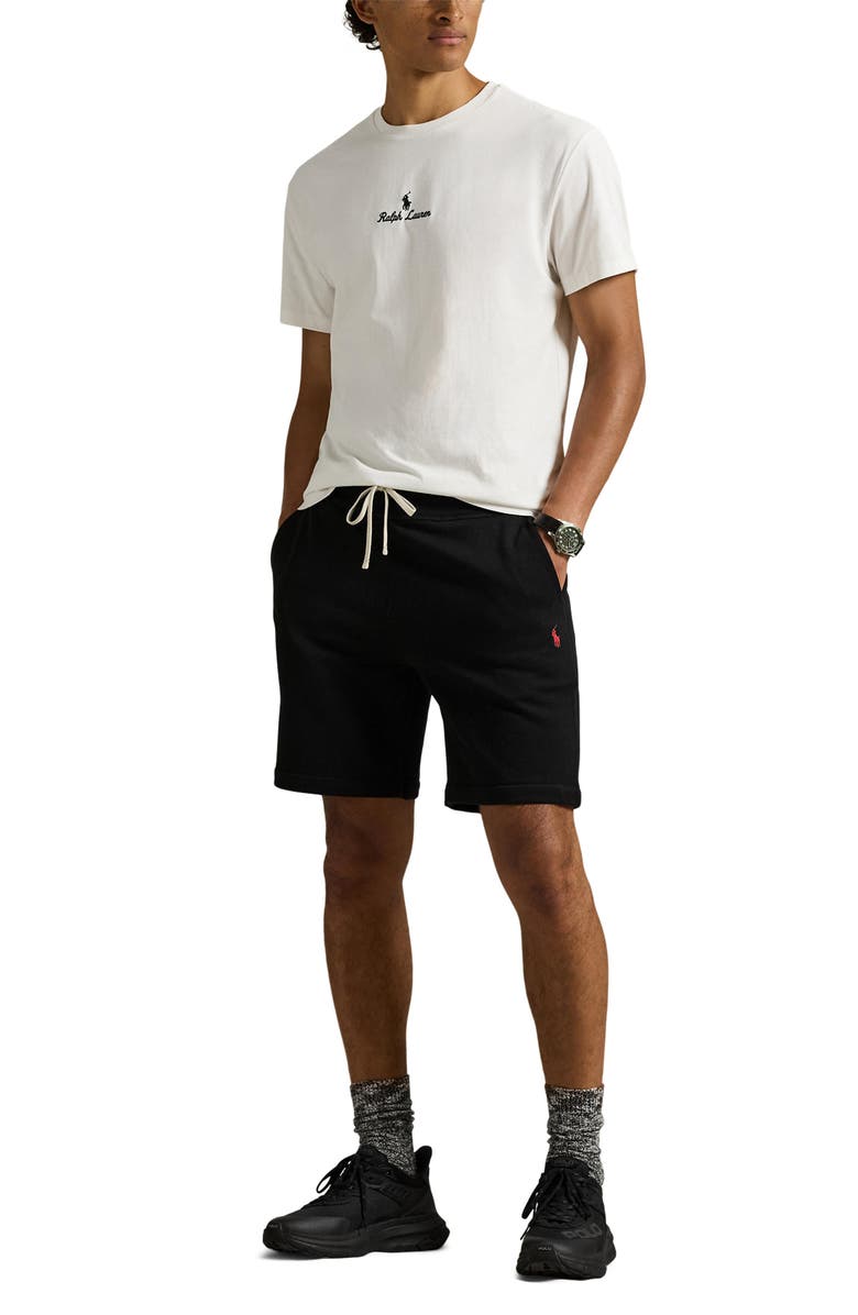 Polo Ralph Lauren Fleece Shorts, Alternate, color, Polo Black