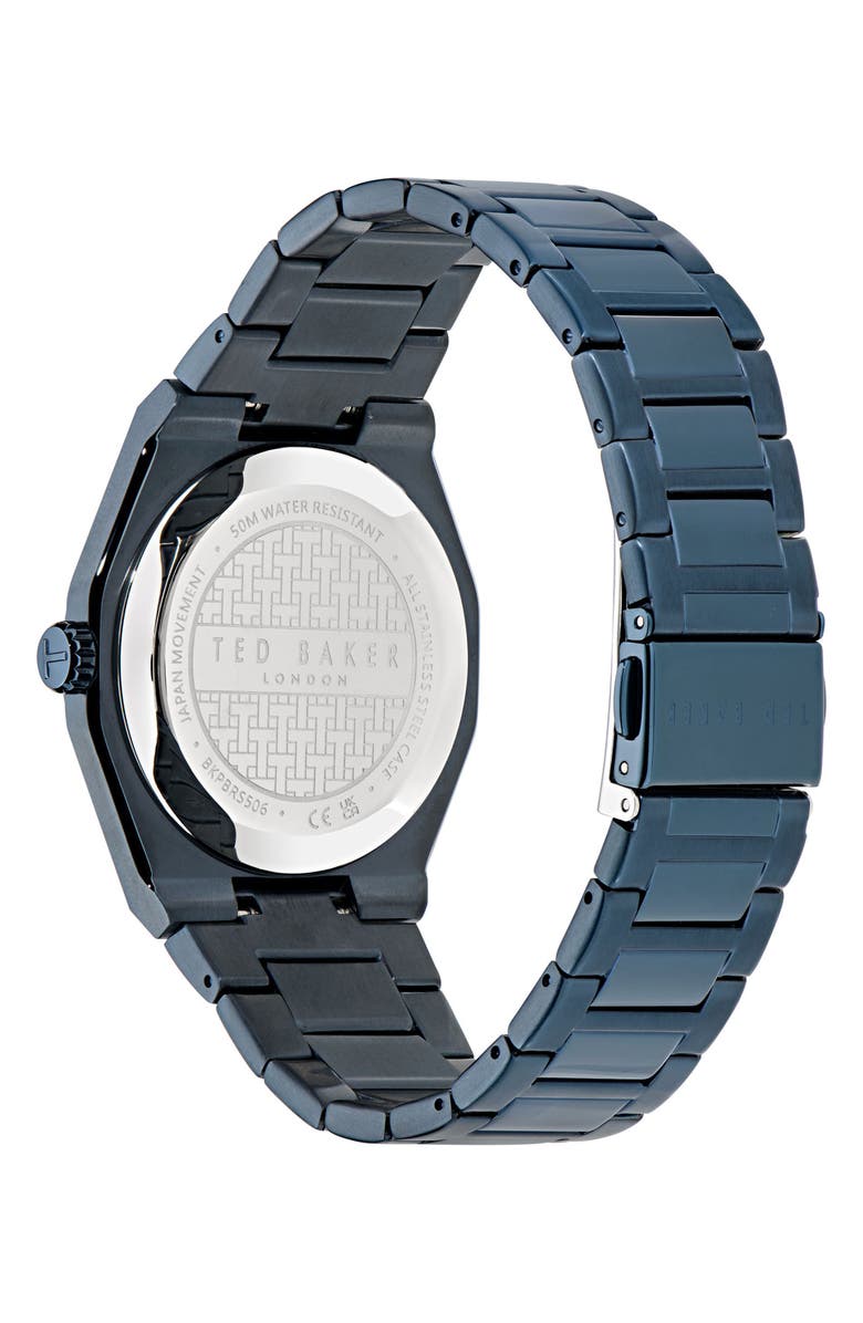 Ted Baker Barteen Bracelet Watch, 40mm, Alternate, color, Blue