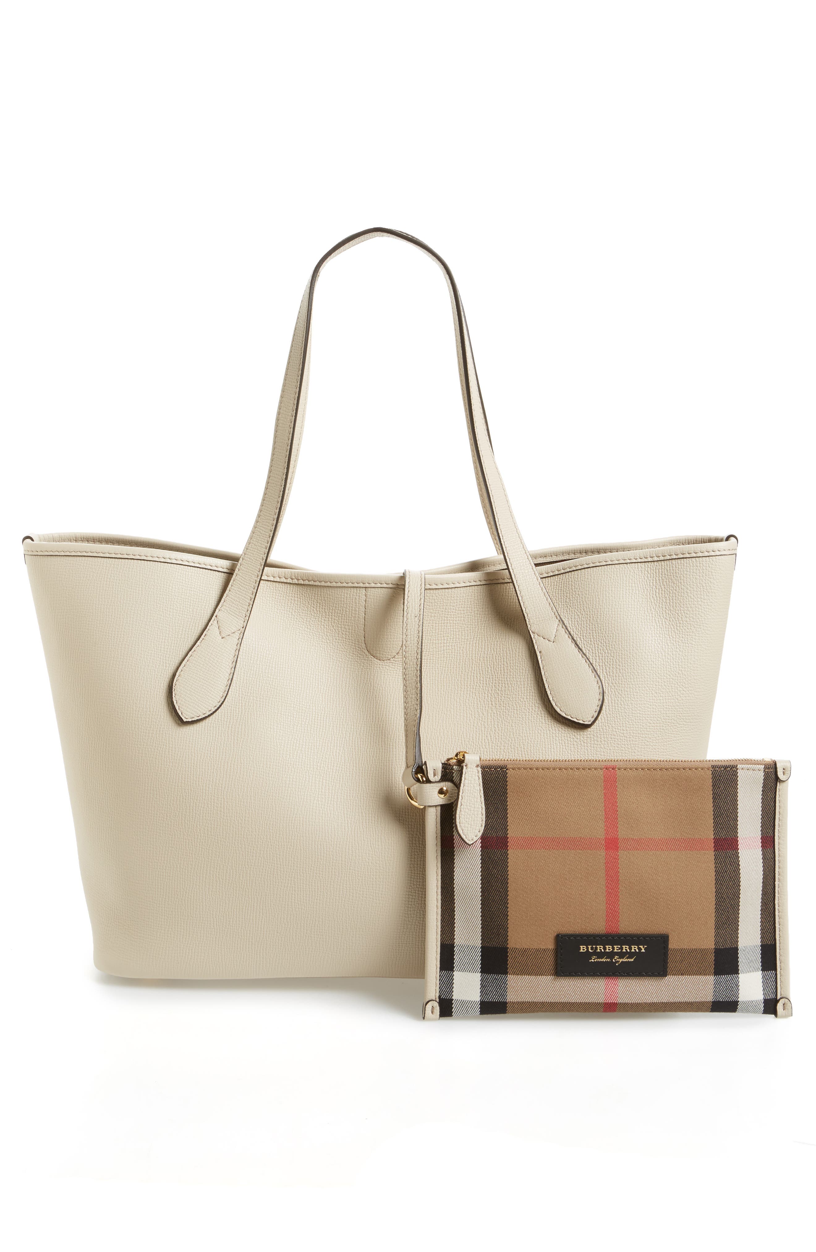 Medium Honeybrook Leather Tote, Alternate, color, LIMESTONE