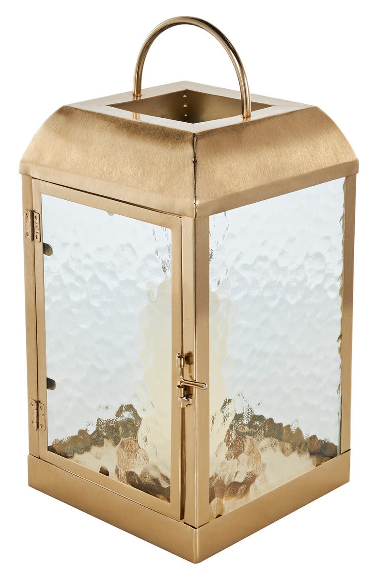 SONOMA SAGE HOME Metal Candle Lantern, Alternate, color, Gold