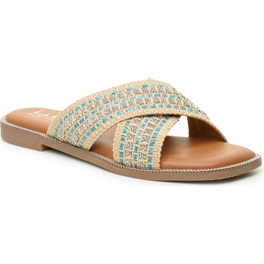 NICOLE MILLER NICOLE MILLER CRISS CROSS SLIDE SANDAL