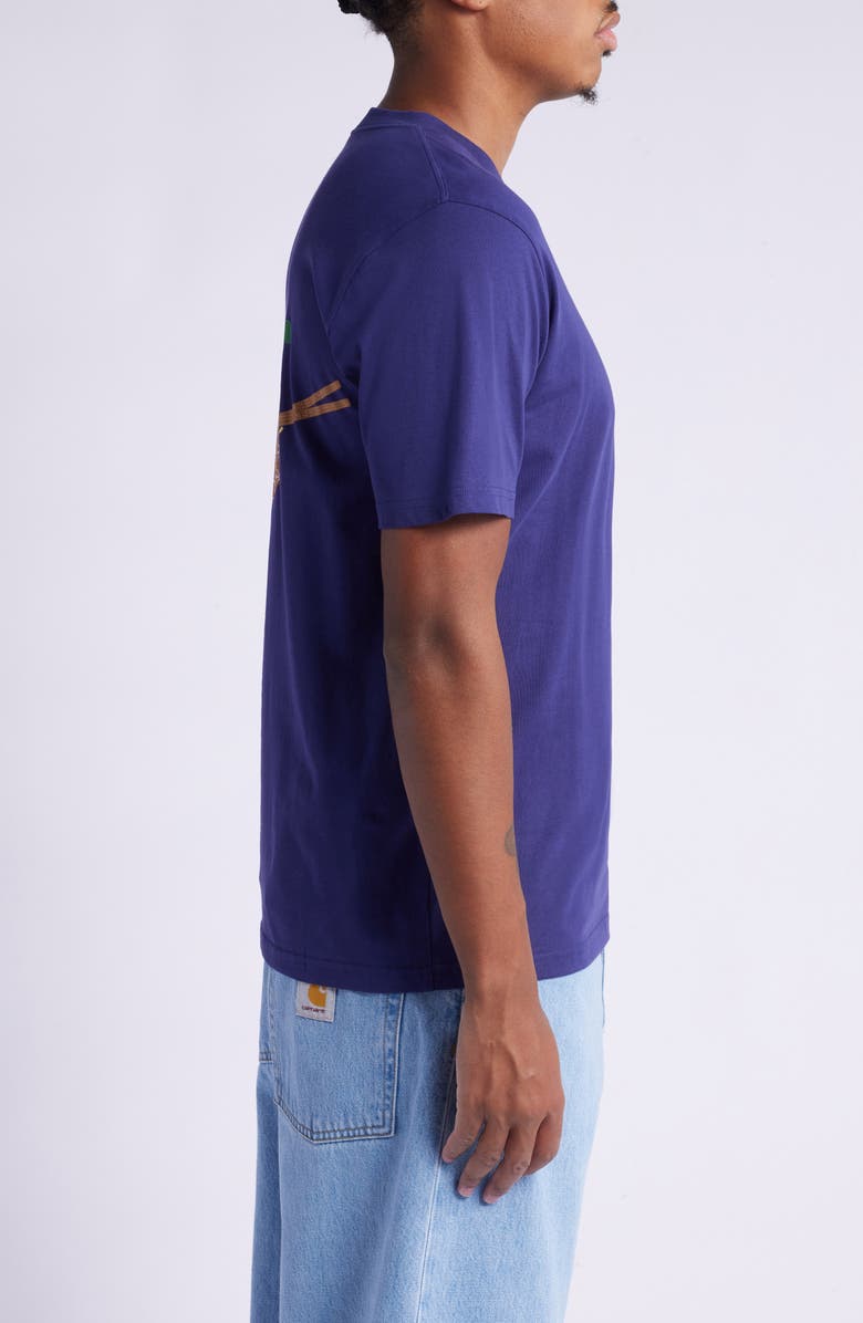 Carhartt Work In Progress Noodle Soup Organic Cotton Graphic T-Shirt, Alternate, color, 