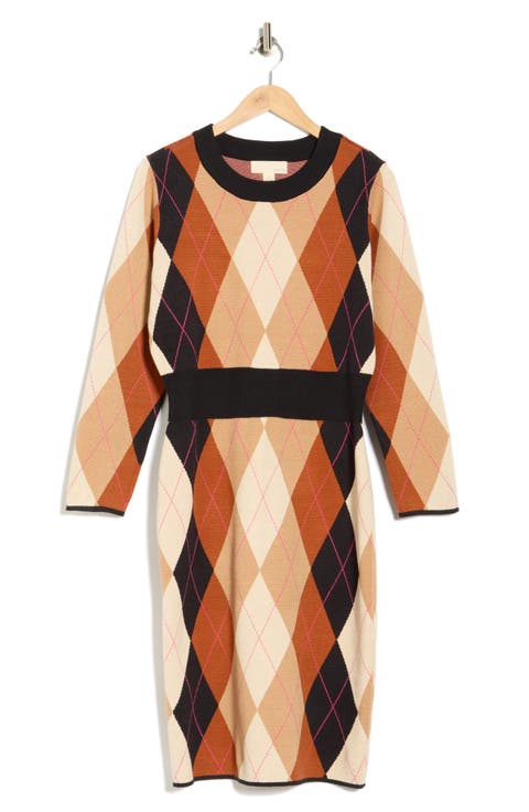 Sorority Long Sleeve Sweater Dress (Plus)