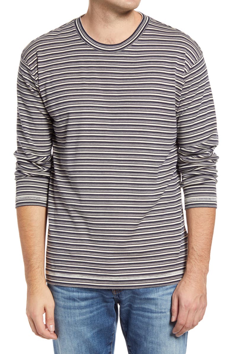 NN07 Men's Kurt 3463 Stripe Long Sleeve T-Shirt, Main, color,
