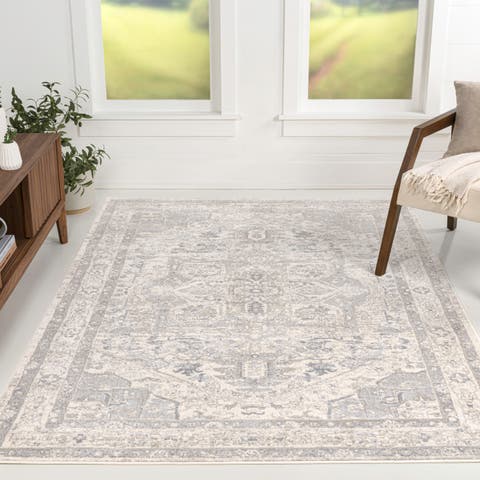 Modern Persian Vintage Medallion Area Rug