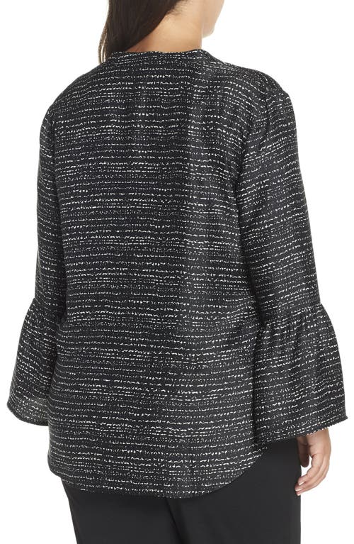 Tart Lemon Hadlee Top In Reverse Ink Stripe