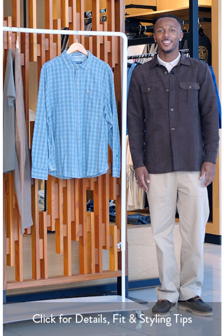 Lopez Island Check Cotton Dobby Button-Up Shirt video