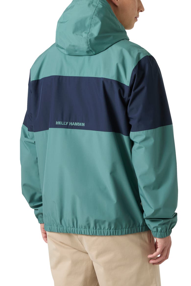 Koster Waterproof Rain Jacket, Alternate, color, OPAL GREEN