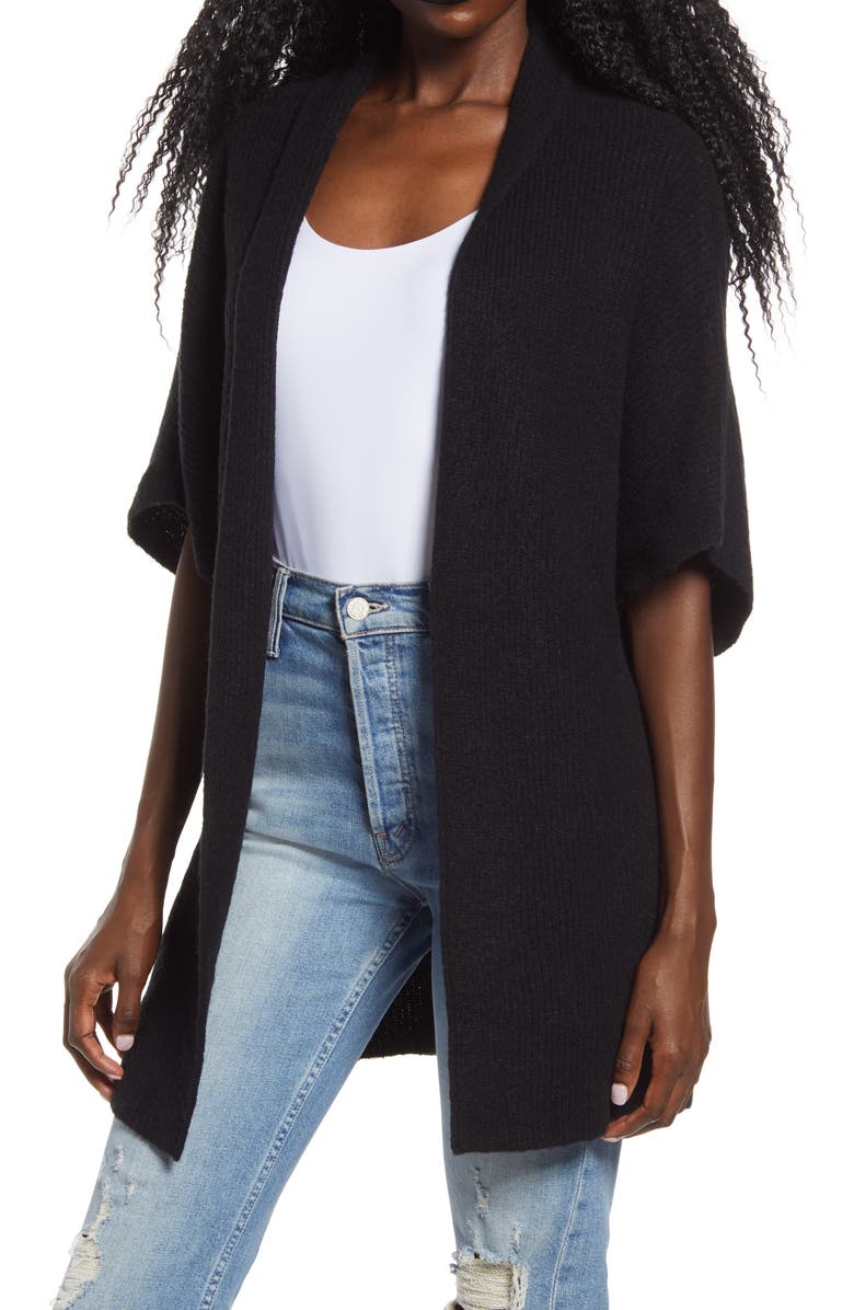 Leith Open Front Dolman Sleeve Cardigan, Main, color, 