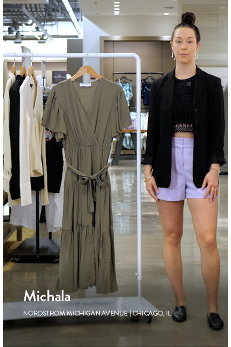 Barker Tiered Faux Wrap Dress video
