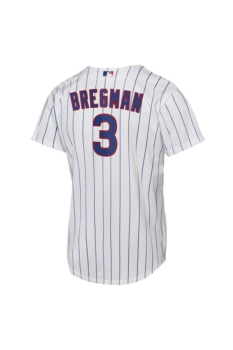Youth Nike Alex Bregman White Chicago Cubs Home Replica Jersey, Alternate, color, White