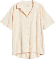 Rip Curl Las Dalias Short Sleeve Terry Button-Up Shirt