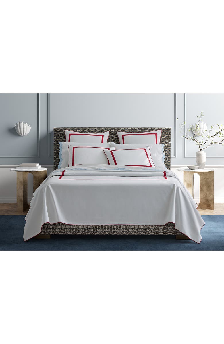Matouk Louise Piqué Coverlet, Alternate, color, White