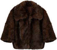 Echo Blair Novelty Faux Fur Jacket