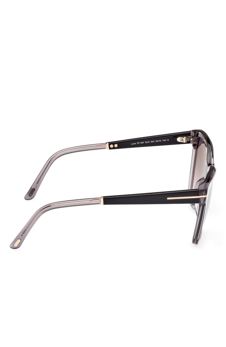 TOM FORD Lucia 54mm Gradient Square Sunglasses, Alternate, color,