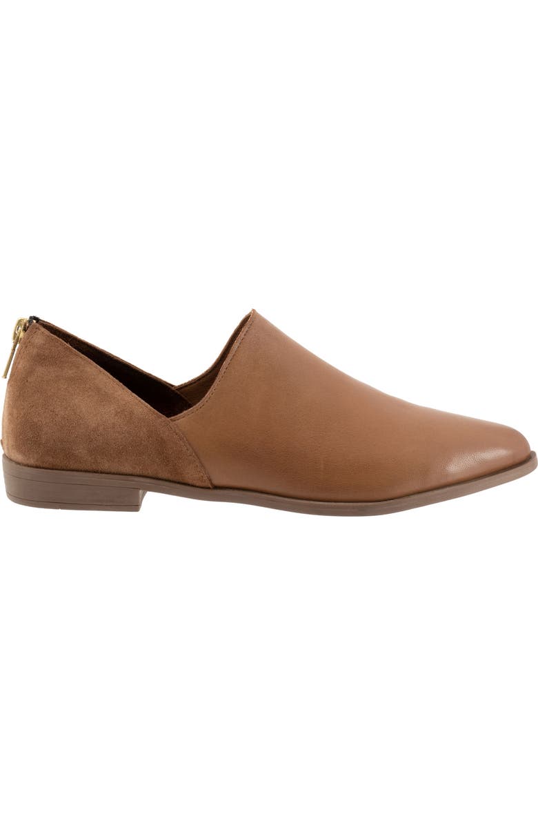 Bueno Beau Pointed Toe Loafer, Alternate, color, Walnut