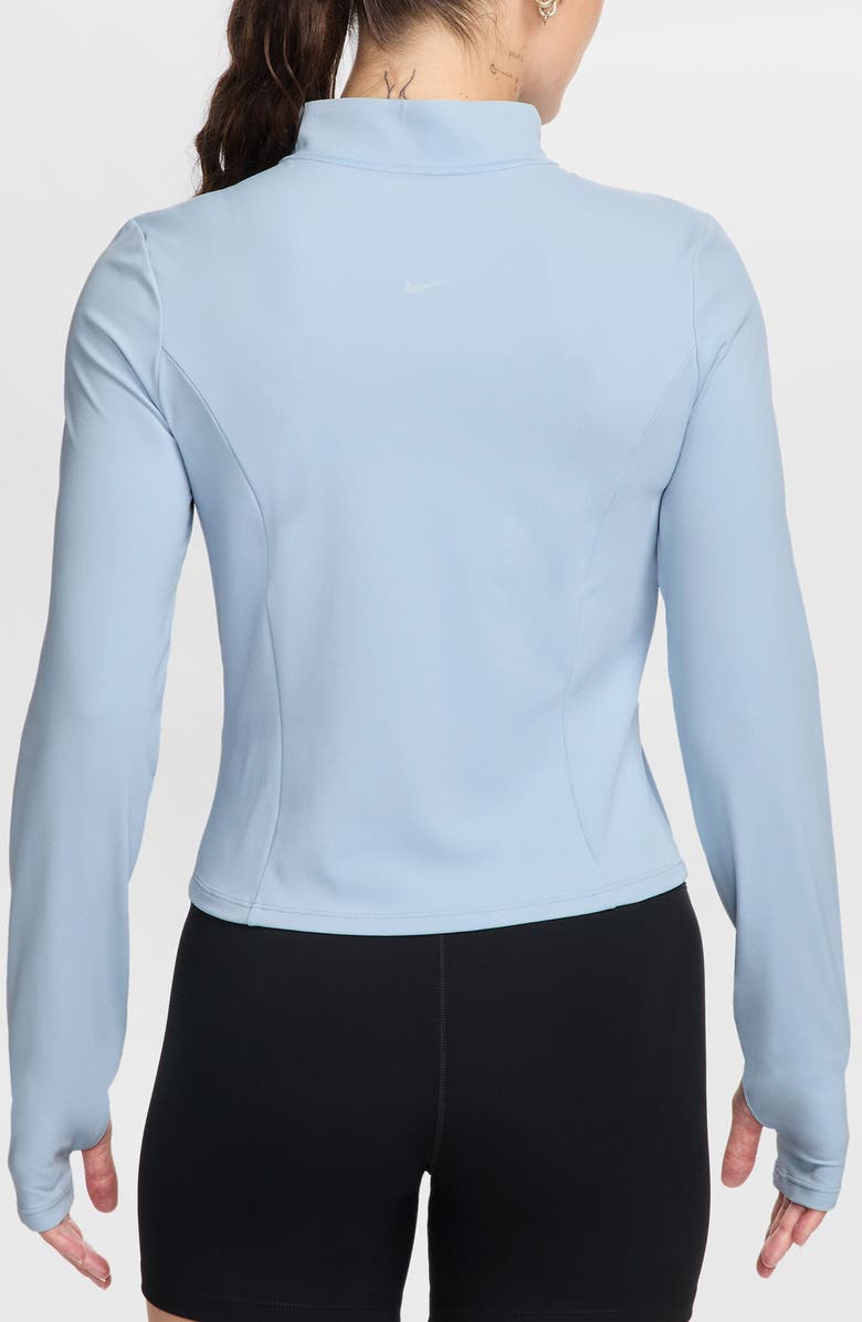 Nike Zenvy Dri-FIT Long-Sleeve Full Zip Top, Alternate, color, Lt Armory Blue/ White