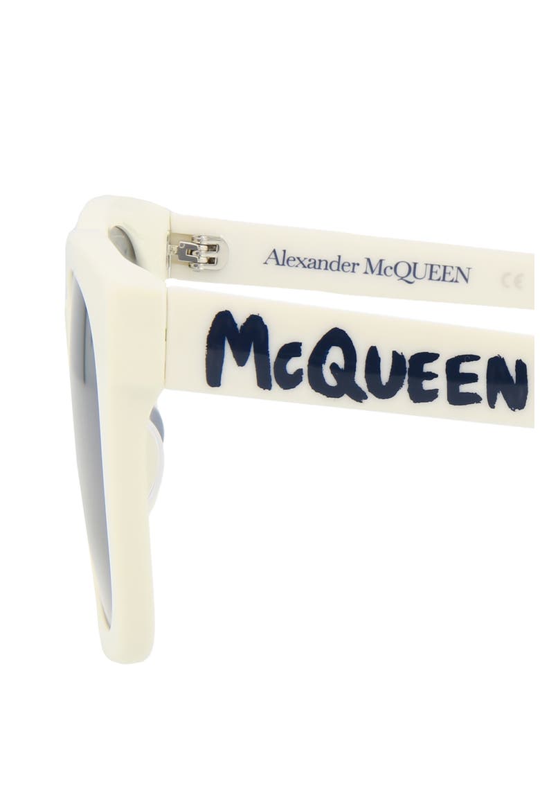 53mm Square Sunglasses, Alternate, color, IVORY BLUE