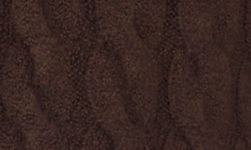 Vince Camuto Cable Cardigan In Brown