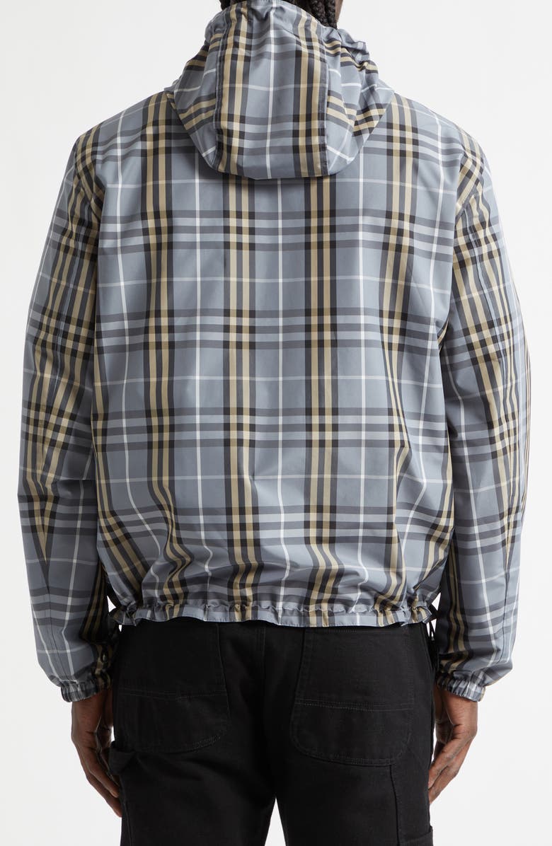 Burberry Newport Reversible Jacket, Alternate, color, Wave Blue Ip Check