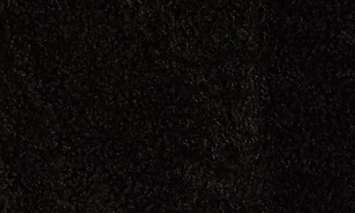 Lucky Brand Missy Faux Fur Teddy Puffer Jacket In Black