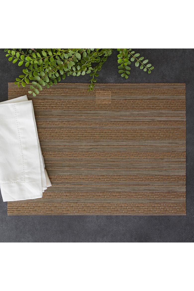 PVC Double frame Placemat Set/6, Alternate, color, Metallic Gold