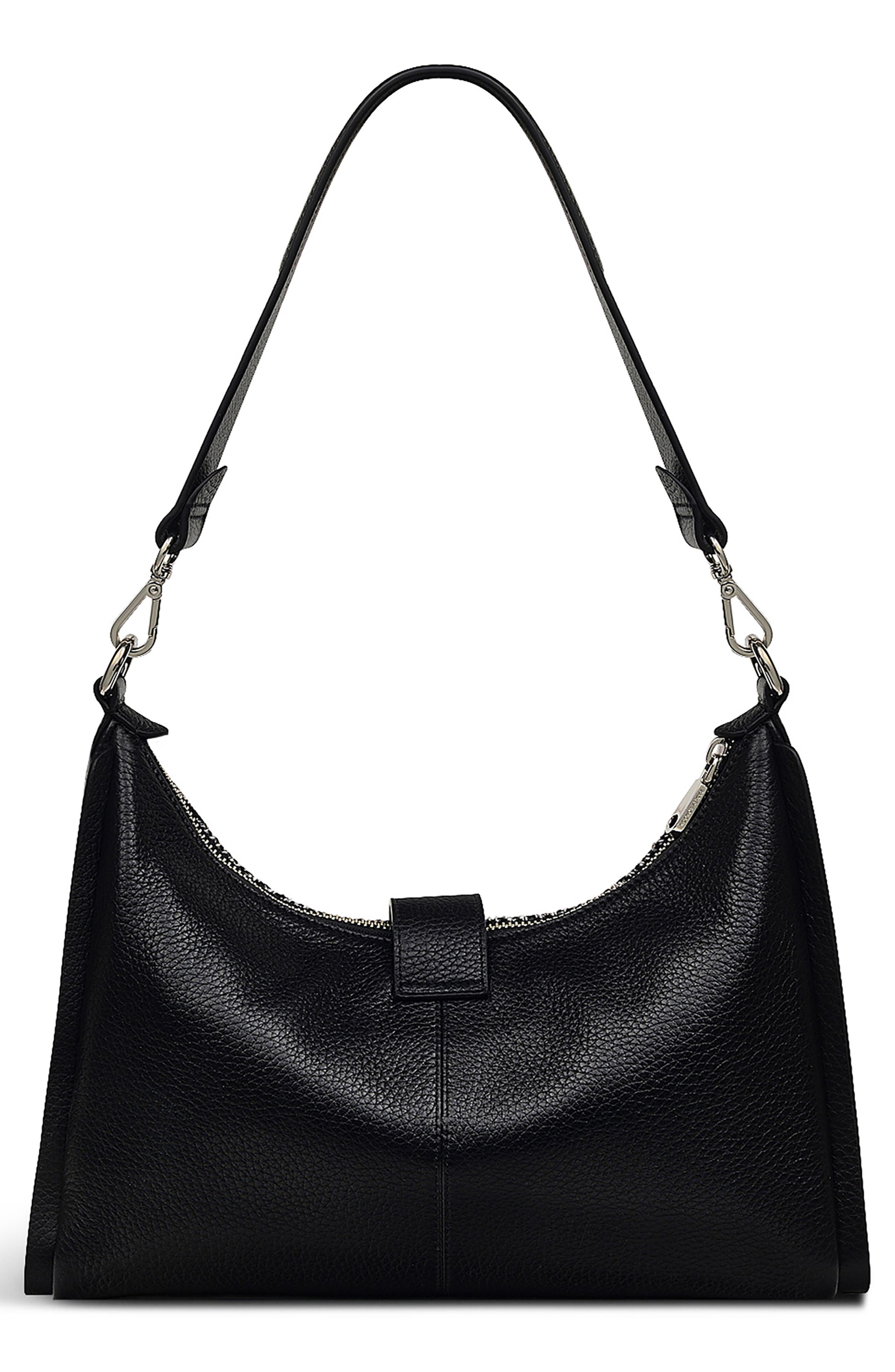 Sloane Street Herringbone Medium Shoulder Bag