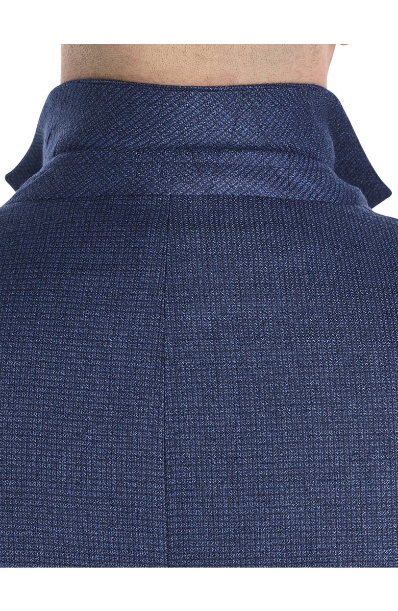 JV Reflex Big & Tall Mini Check Sport Coat, Alternate, color, Navy