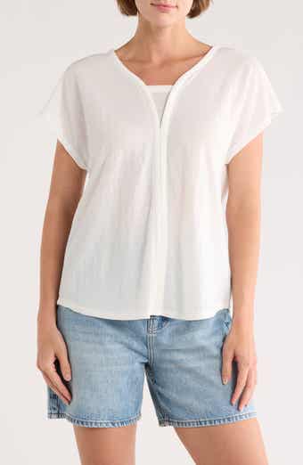 Bobeau Cap Sleeve Top