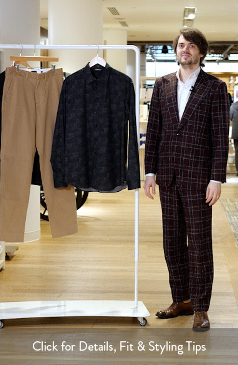 Micro Dash Button-Up Shirt, sales video thumbnail