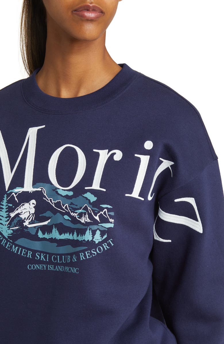 CONEY ISLAND PICNIC St. Moritz Graphic Sweatshirt, Alternate, color, 