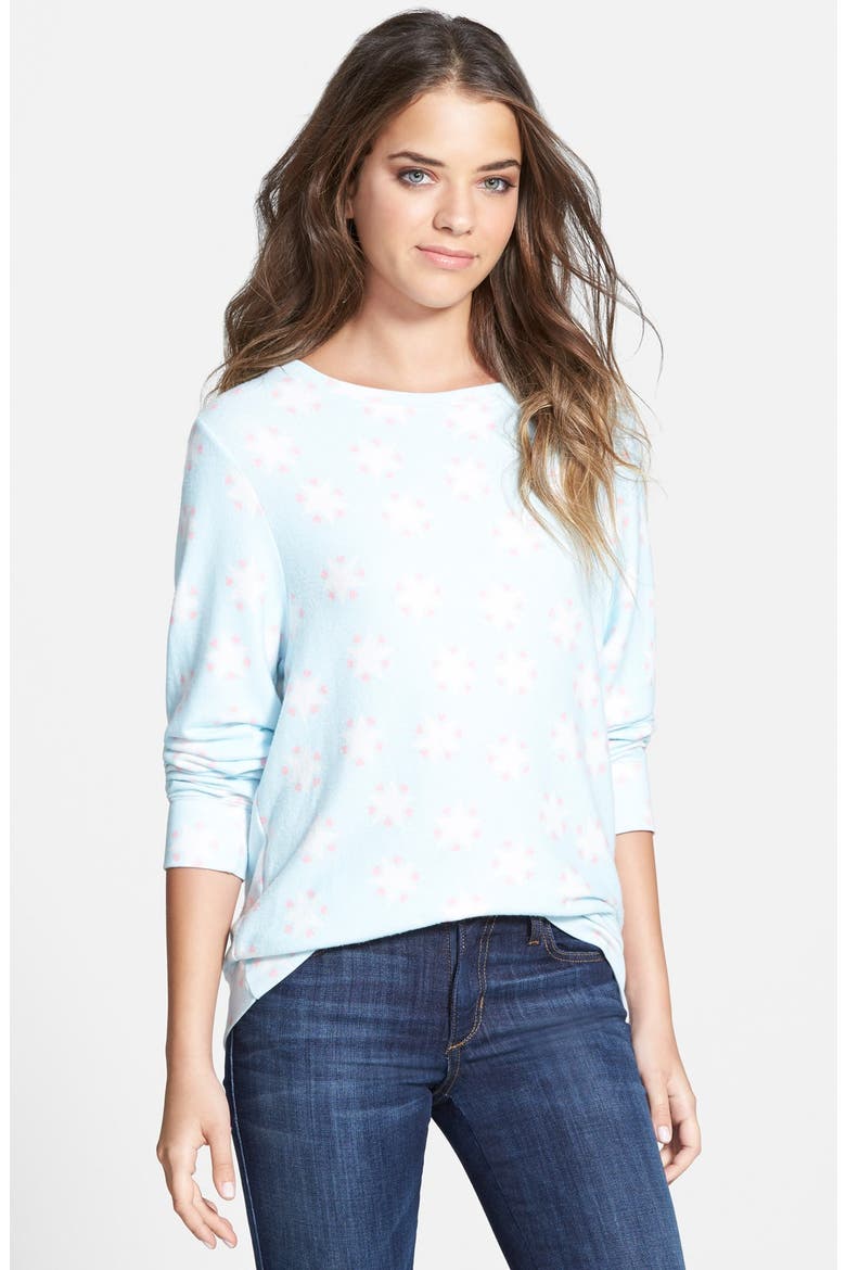 'Stars and Hearts - Baggy Beach Jumper' Pullover, Main, color, MULTI