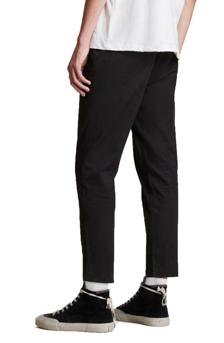 AllSaints Kato Crop Cotton Pants, Alternate, color,