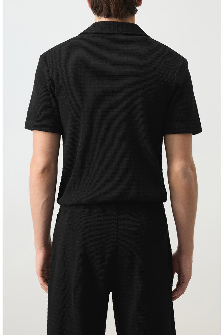 Regular Fit Cotton Polo Shirt, Alternate, color, BLACK