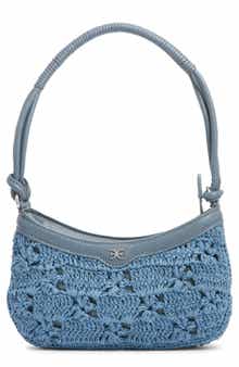 Sam Edelman Layla Floral Raffia Shoulder Bag
