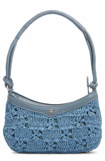 Sam Edelman Layla Floral Raffia Shoulder Bag