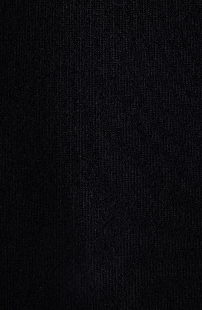 Balenciaga Logo Embroidered Wool Sweater, Alternate, color, 1000 Black