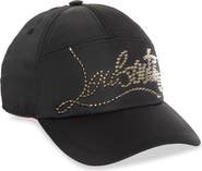 Christian Louboutin Enky Loubishow Studded Baseball Cap