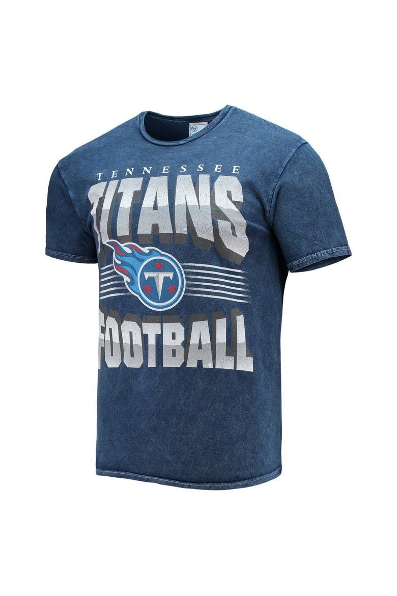 Men's '47 Navy Tennessee Titans Rocker Vintage Tubular T-Shirt, Alternate, color, Navy