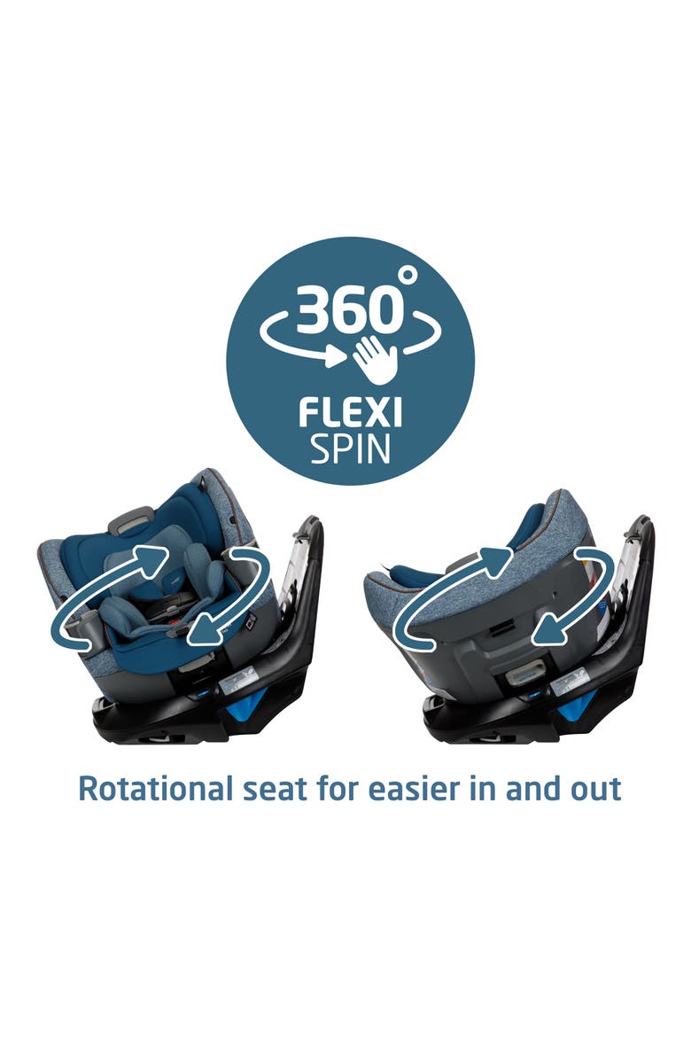 Emme 360º Rotating All-in-One Car Seat, Alternate, color, PACIFIC WONDER