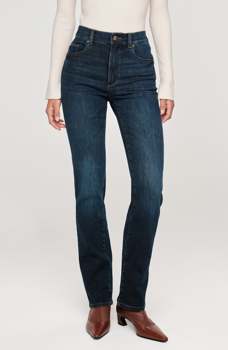 DL1961 Patti High Waist Straight Leg Jeans, Main, color, 