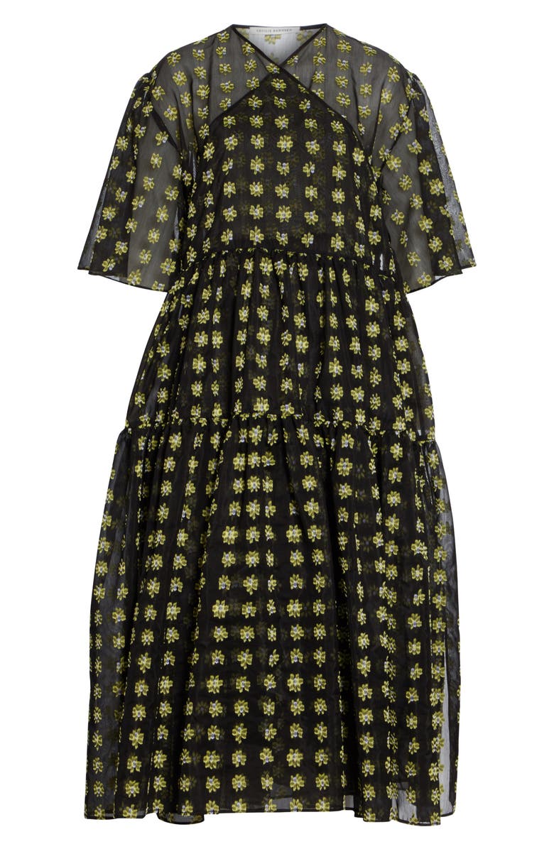 Cecilie Bahnsen Patricia Wrap Dress, Alternate, color,